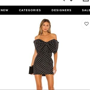 Bardot Bow dot dress /NWT / revolve
